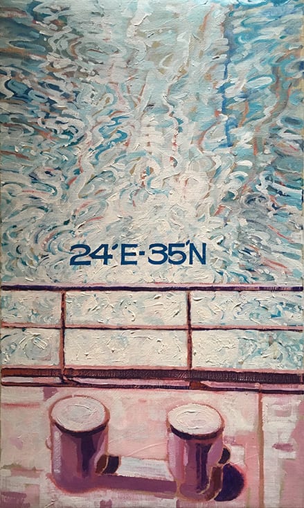 Raymond Arnold, Voyage; 24’E -35 ‘N, 1994