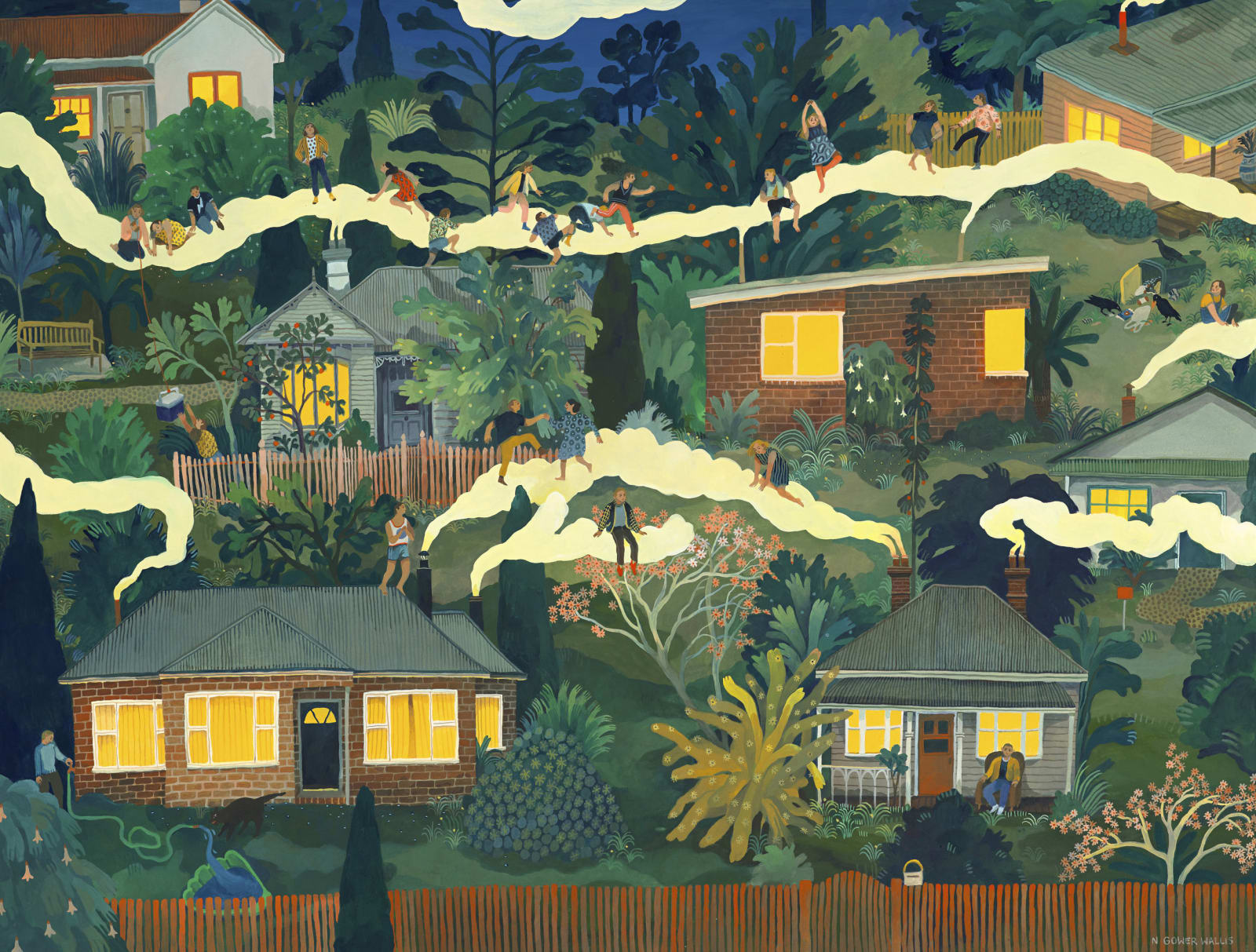 Nicola Gower Wallis, Smoke Trails, 2021