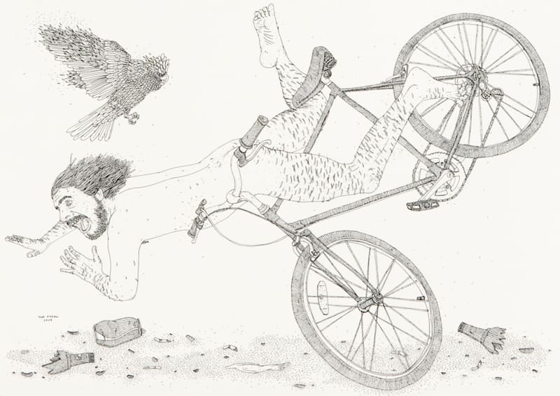 Tom OʼHern, Christ Tom, why weren’t you wearing a helmet?, 2009
