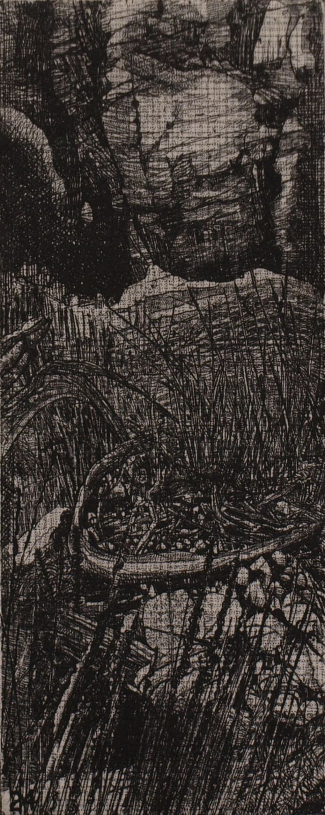 Raymond Arnold, Elsewhere World Fragment No 24 3rd state, 2019