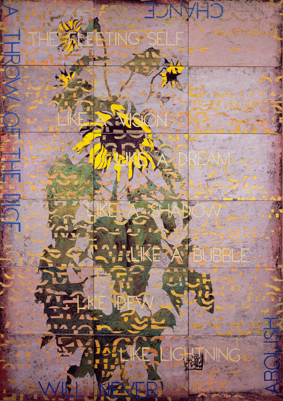 Imants Tillers, To Not Wither, 2011