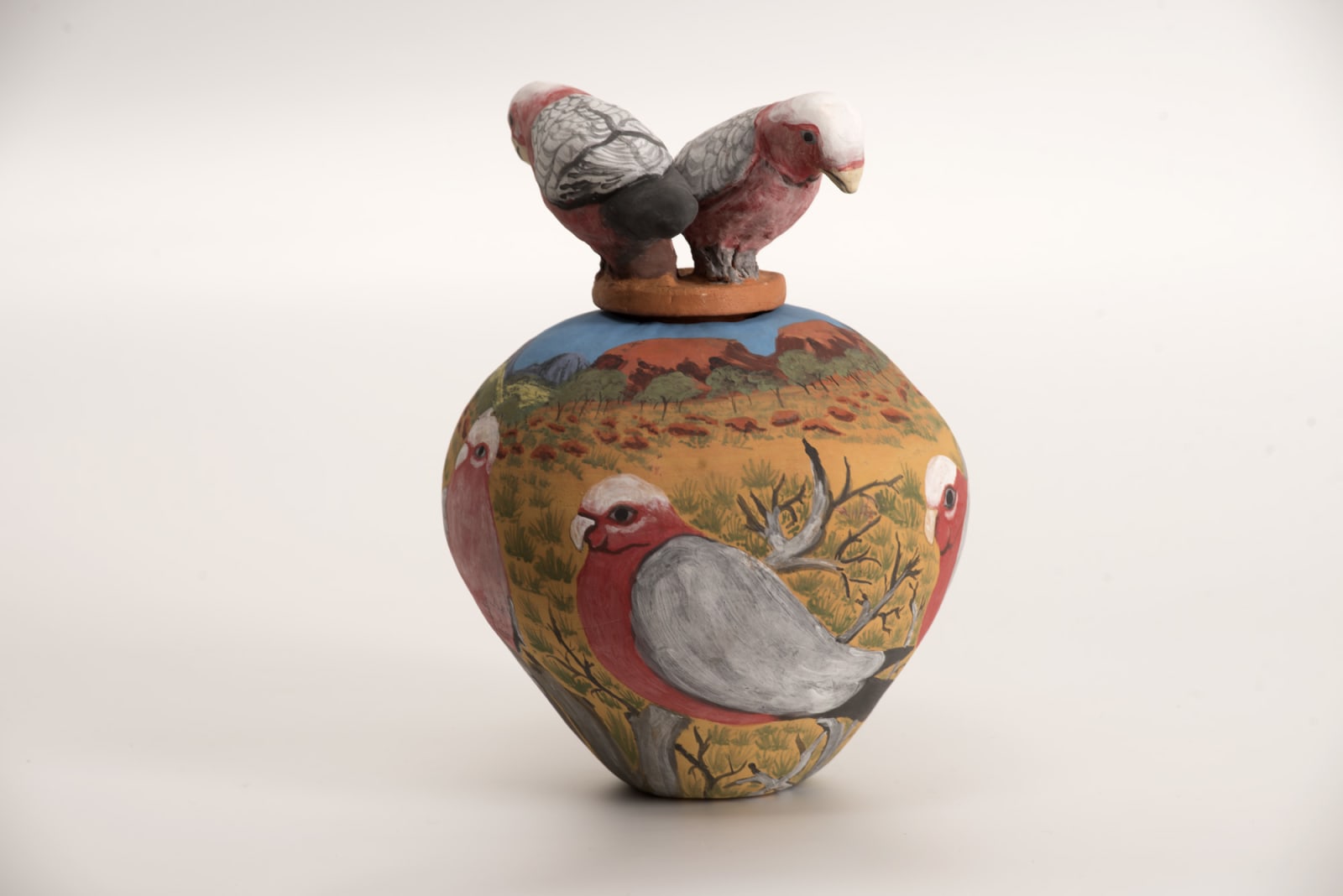 Judith Pungkarta Inkamala, pink gallah, 2019