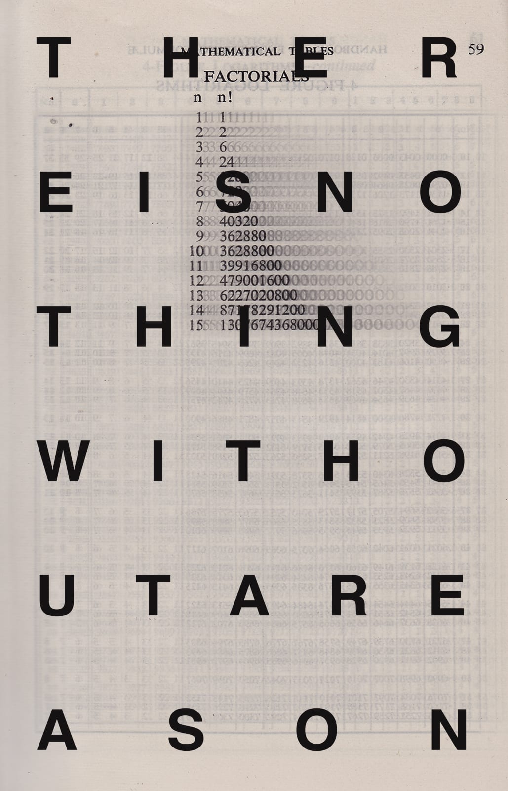 Brigita Ozolins, There is nothing without reason, 2015