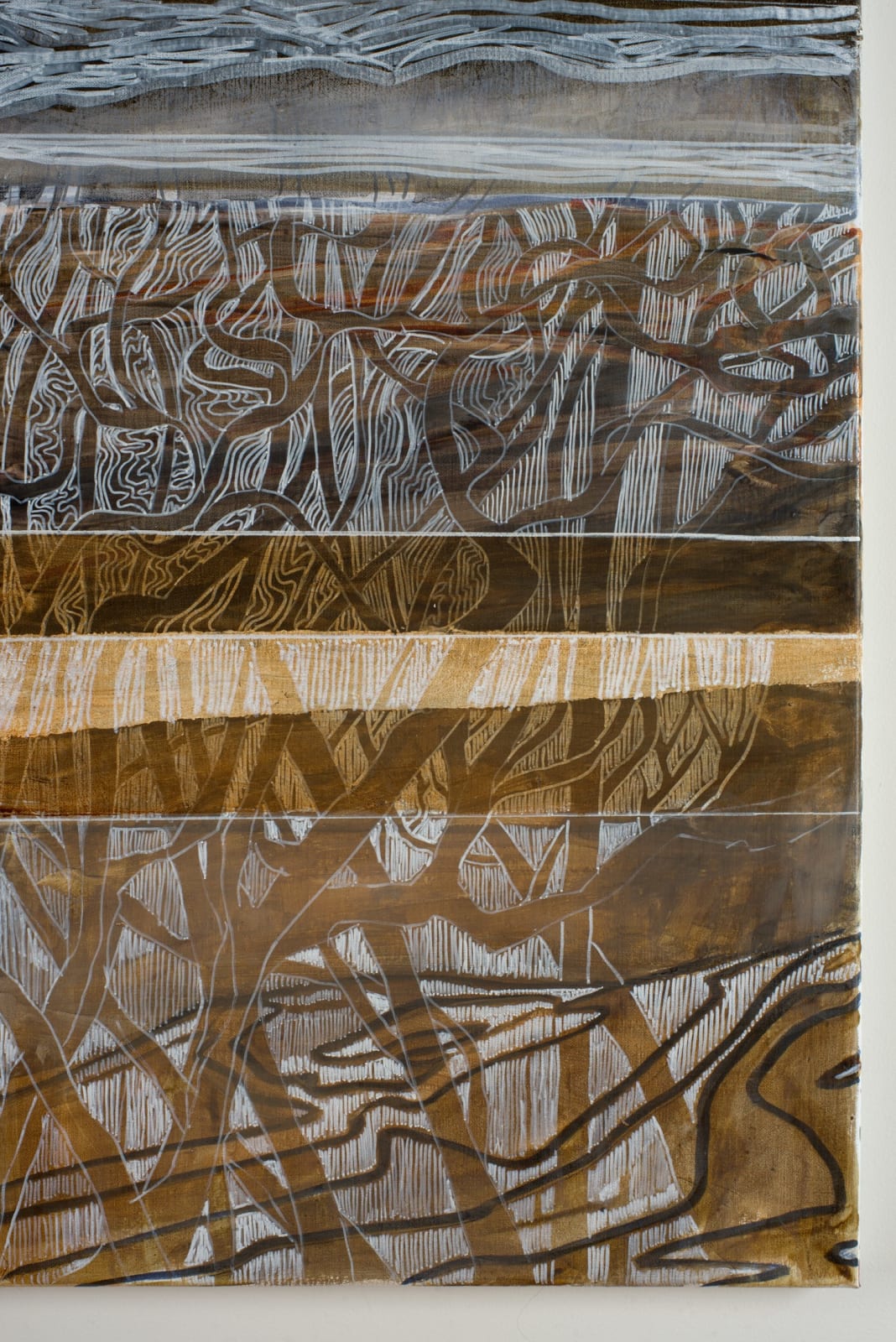 Caroline Rannersberger, Ochre Trees and Ocean , 2022