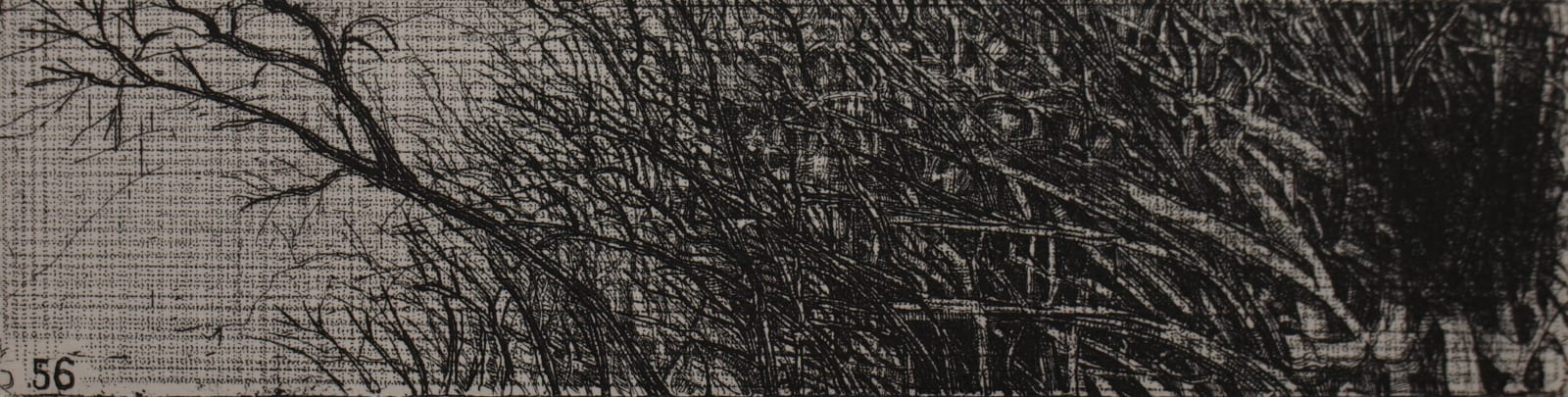 Raymond Arnold, Elsewhere World Fragment No 56 4th state, 2019