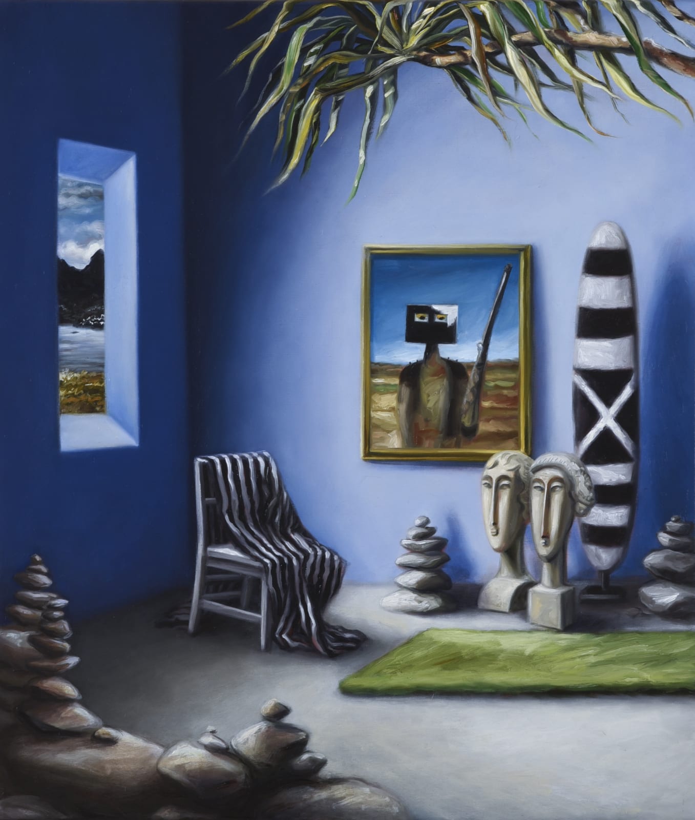 Amber Koroluk-Stephenson, Blue Room (legacies), 2018