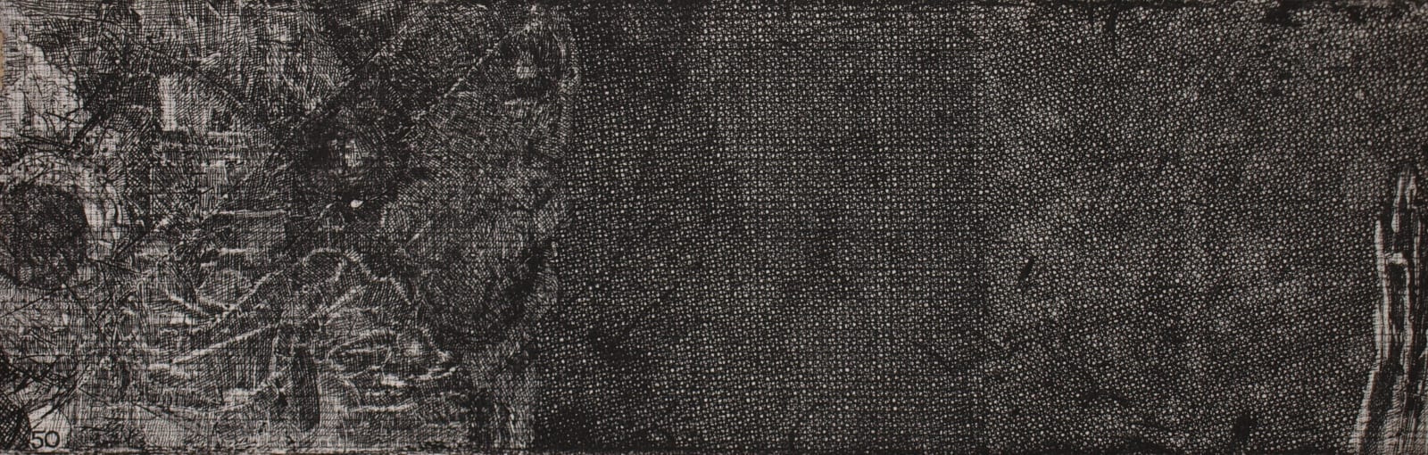 Raymond Arnold, Elsewhere World Fragment No 50 3rd state, 2019