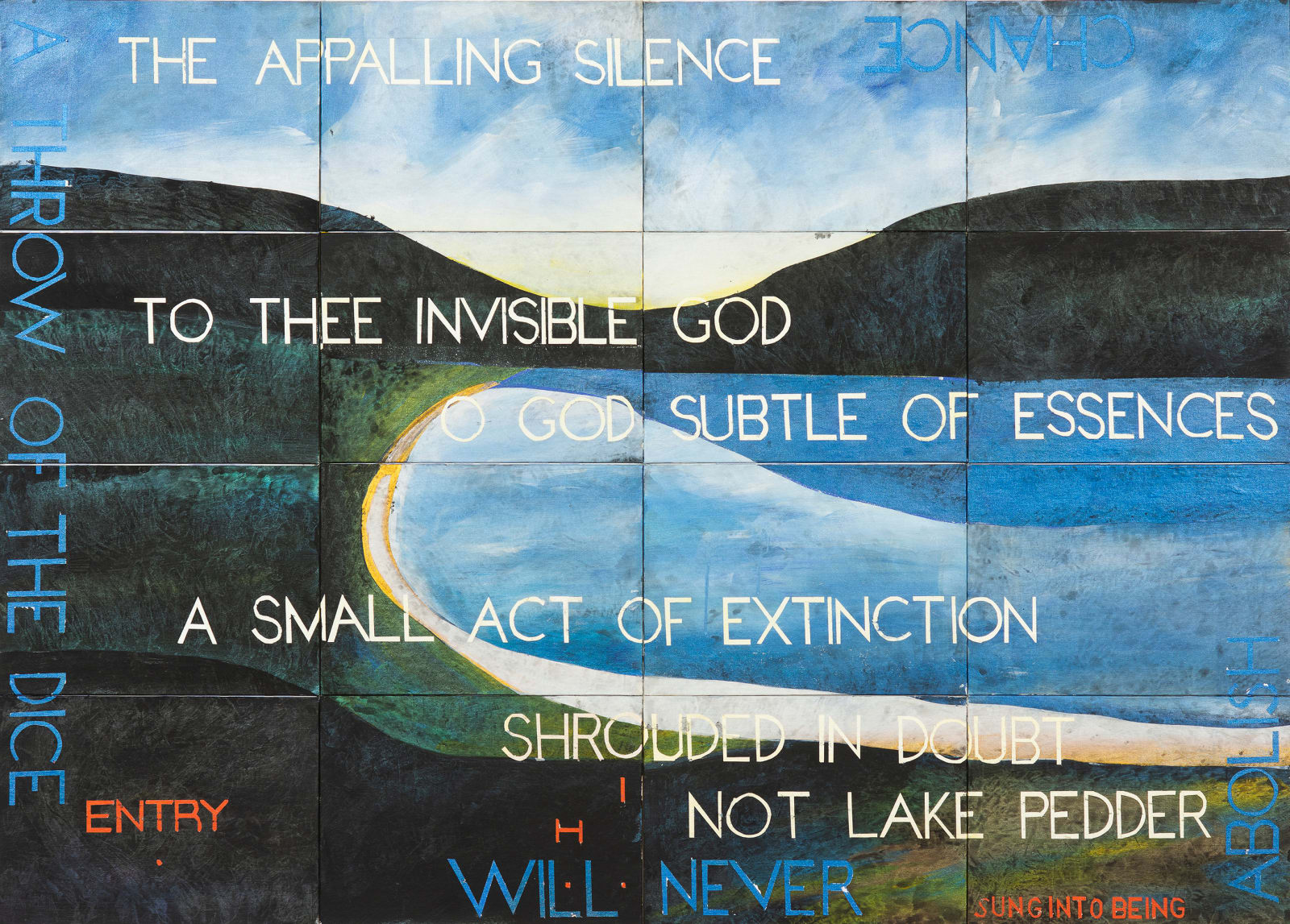 Imants Tillers, Nature Speaks: HI, 2021