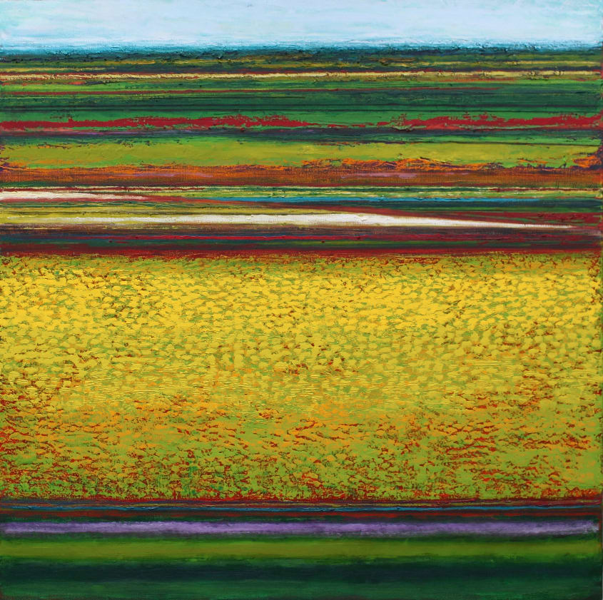 Patrick Grieve, Banded Field, Sassafras Spring II, 2015
