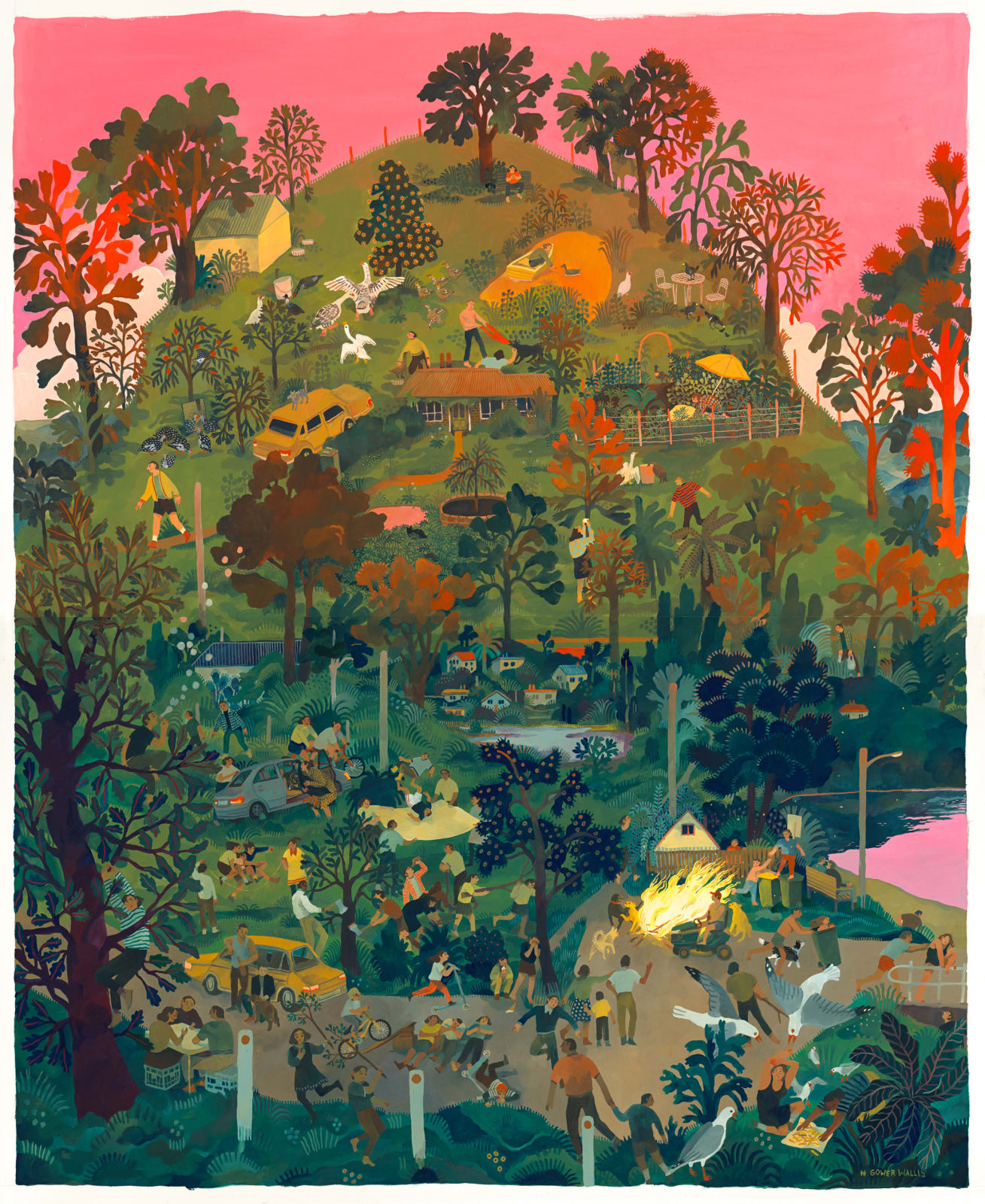 Nicola Gower Wallis, Our house, 2022