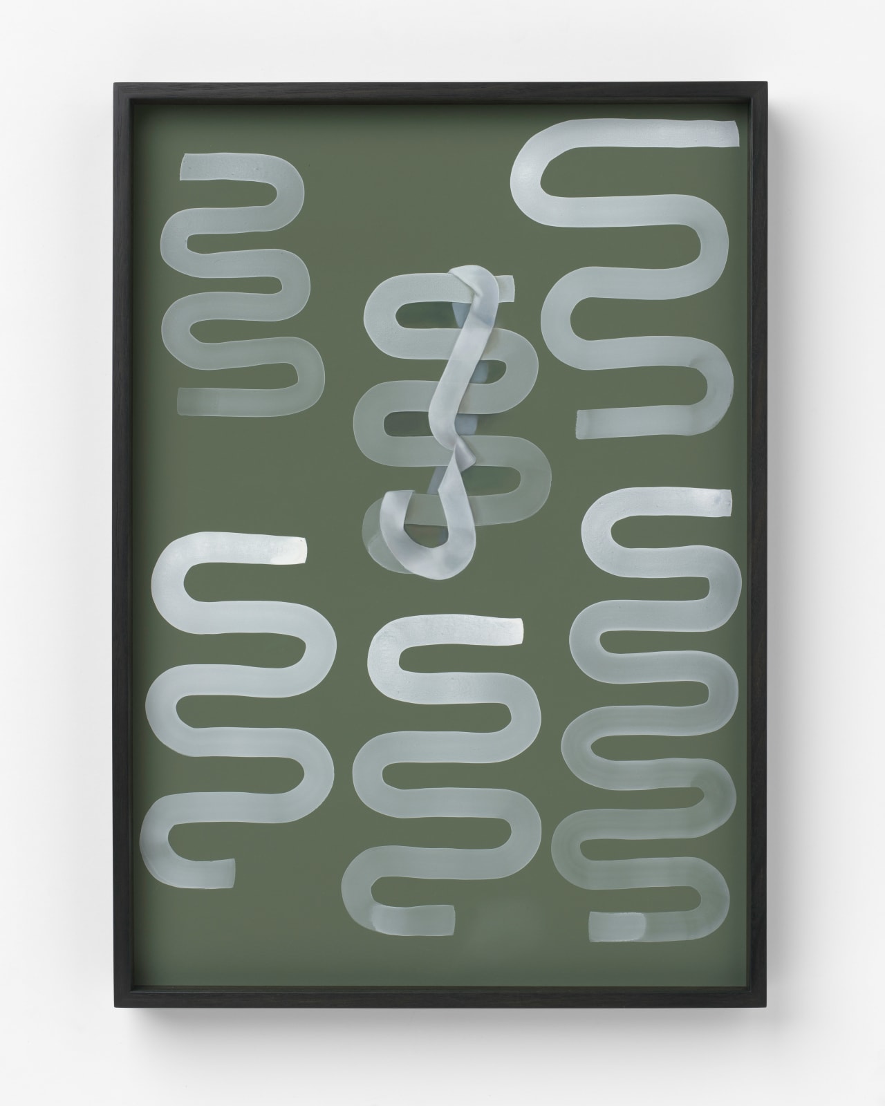 Annika Koops, Double Binds #1 (green s), 2021