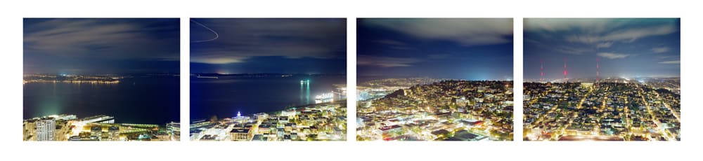 David Stephenson, Seattle from Space Needle West, 2010