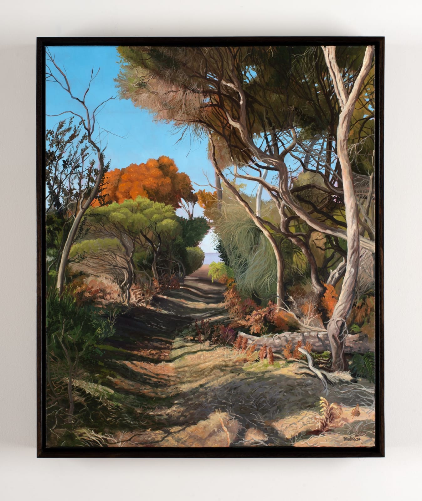 David Keeling, Down to the secret beach, 2024