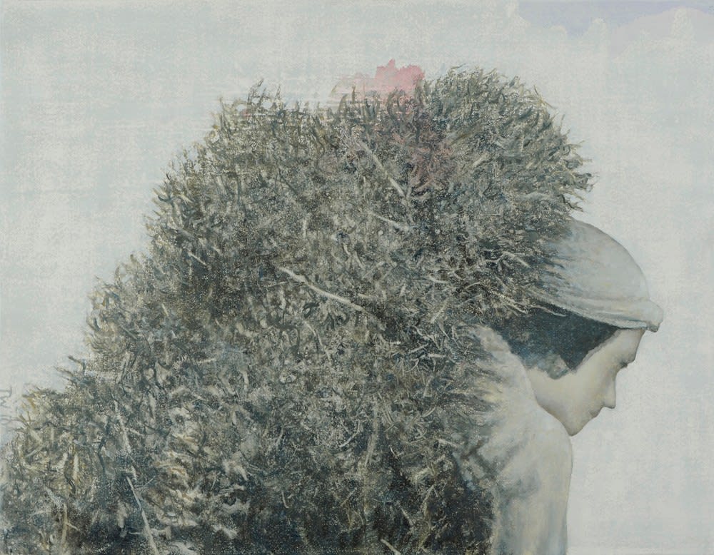 Thornton Walker, Woman carrying straw, 2010
