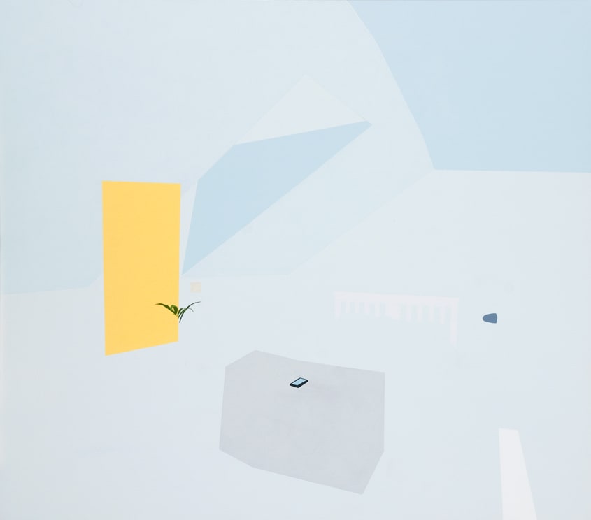 Alex Davern, Watering the yellow fern, 2015