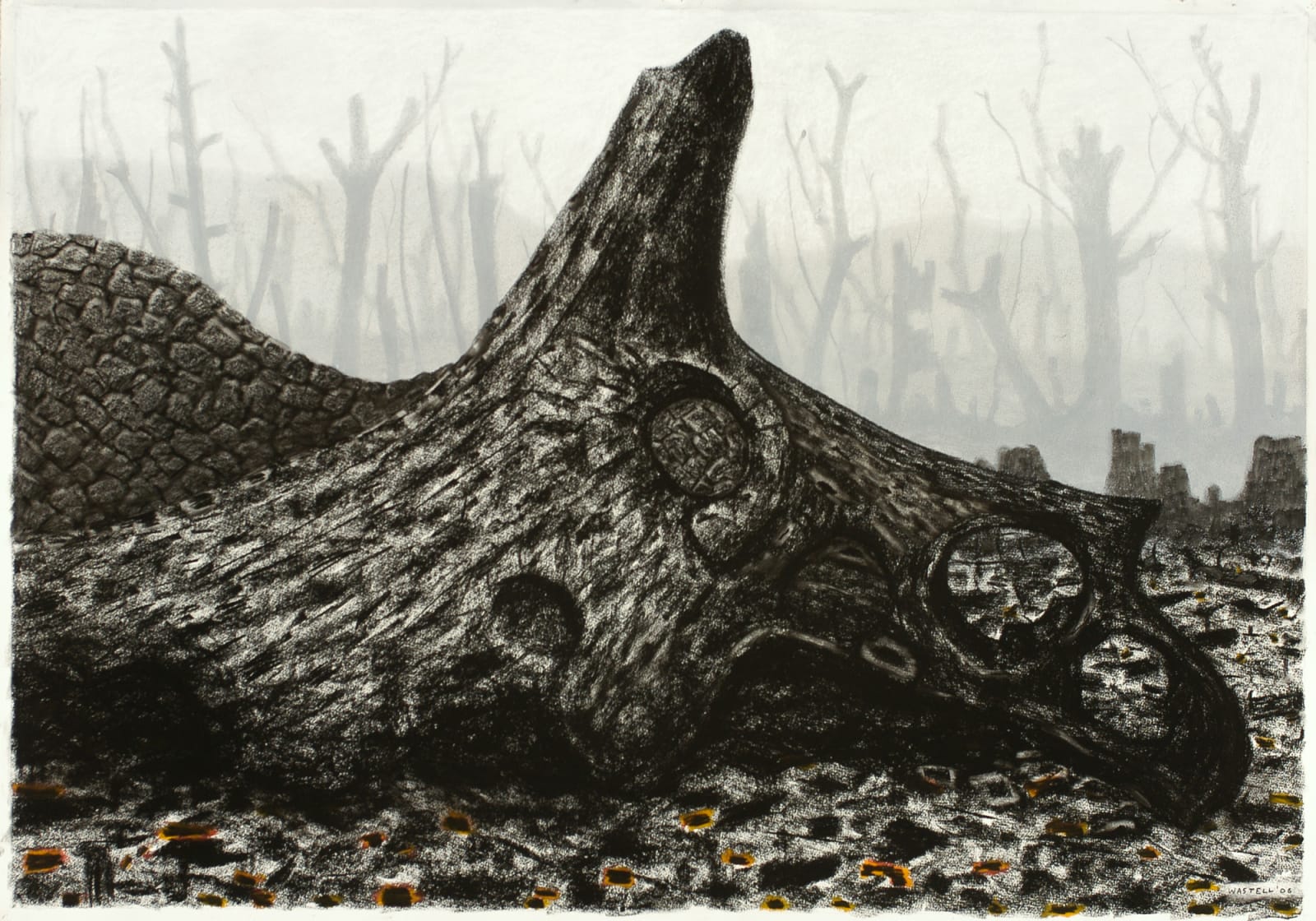 Richard Wastell, Monster fields (study), 2006