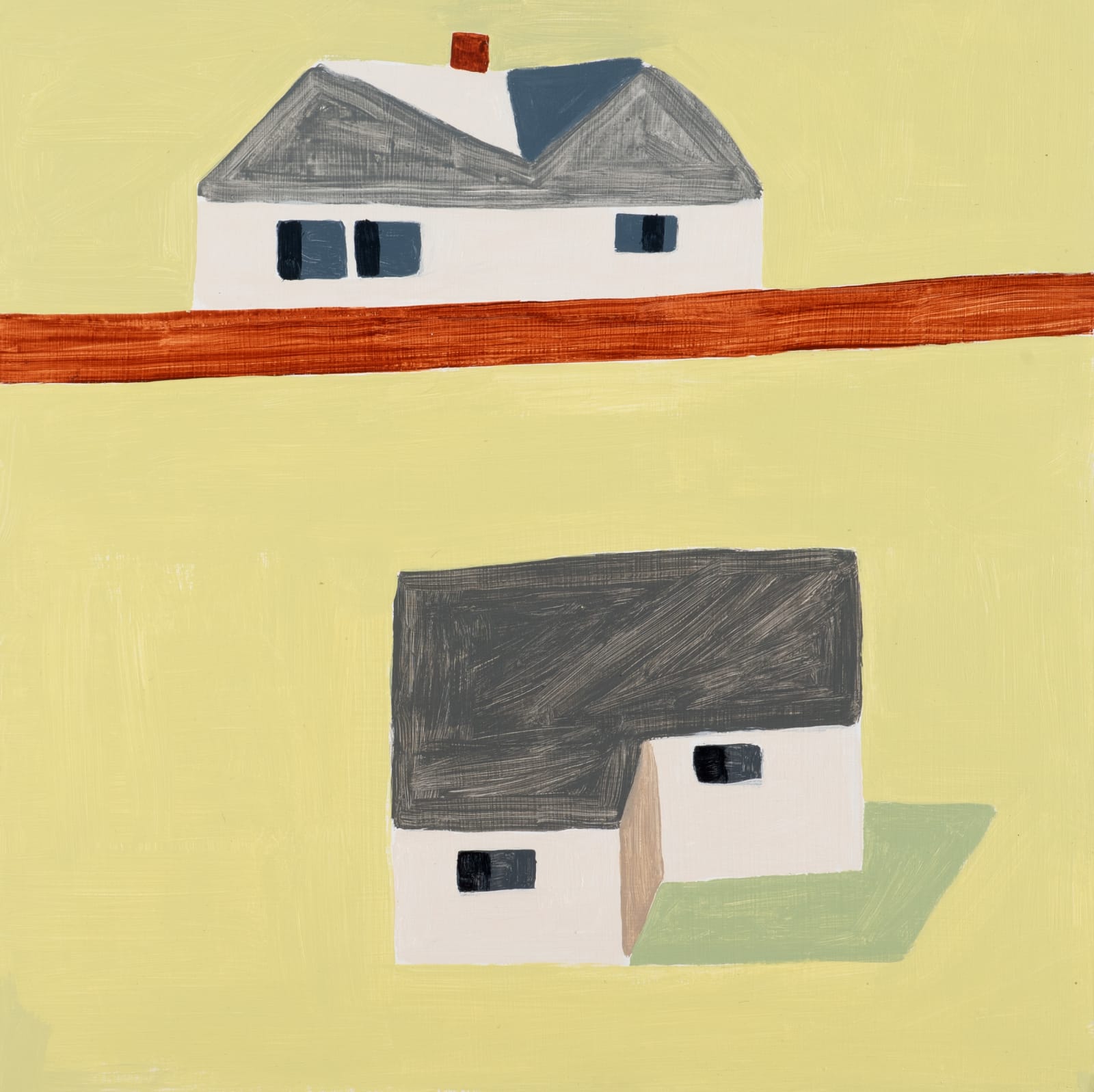 Neridah Stockley, Two beach houses, 2022