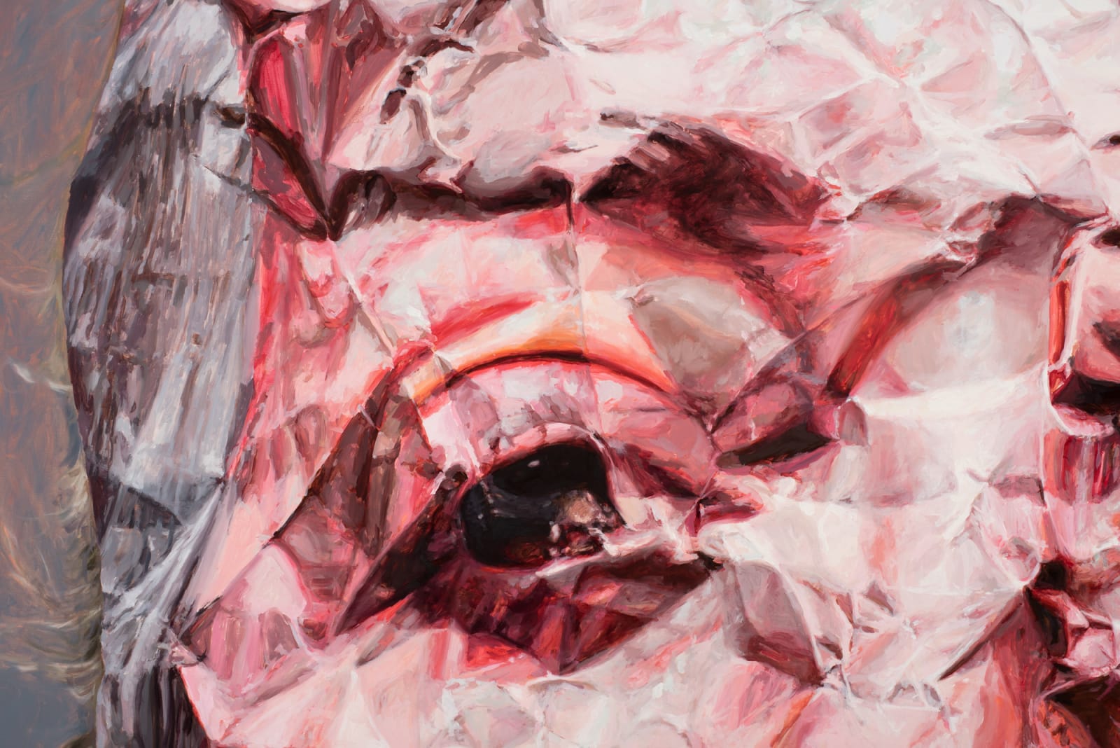 Amanda Davies, Crushing, self portrait, 2019