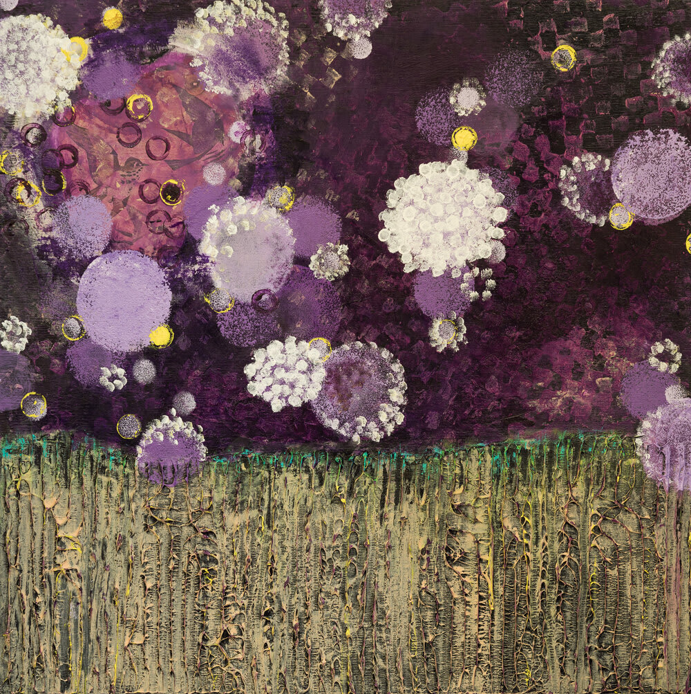Edna Pines, Purple Garden