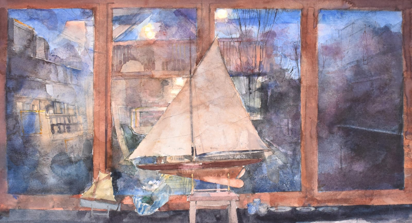 Richard Pikesley RWS, Nightfall, Home