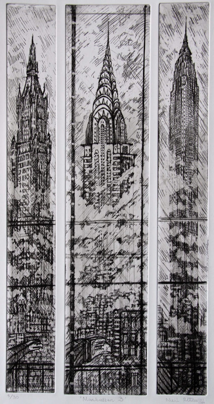 Neil Pittaway RWS RE, Manhattan III