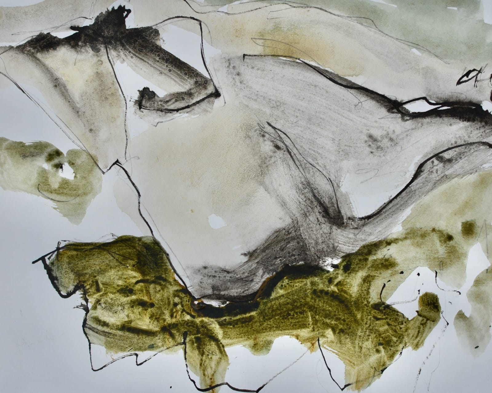 Jim Hunter RWS, A Walk From The Studio (Durlston Head)