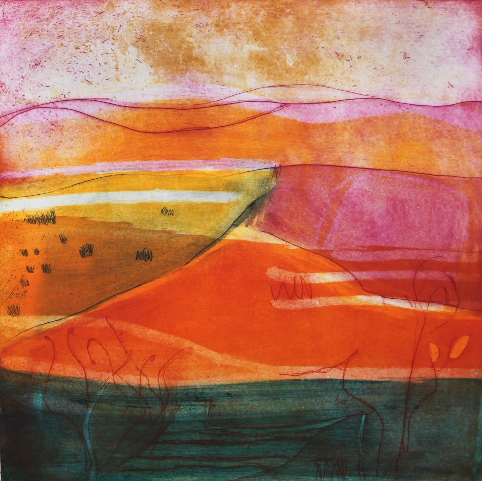 Louise Davies RE, September Glow