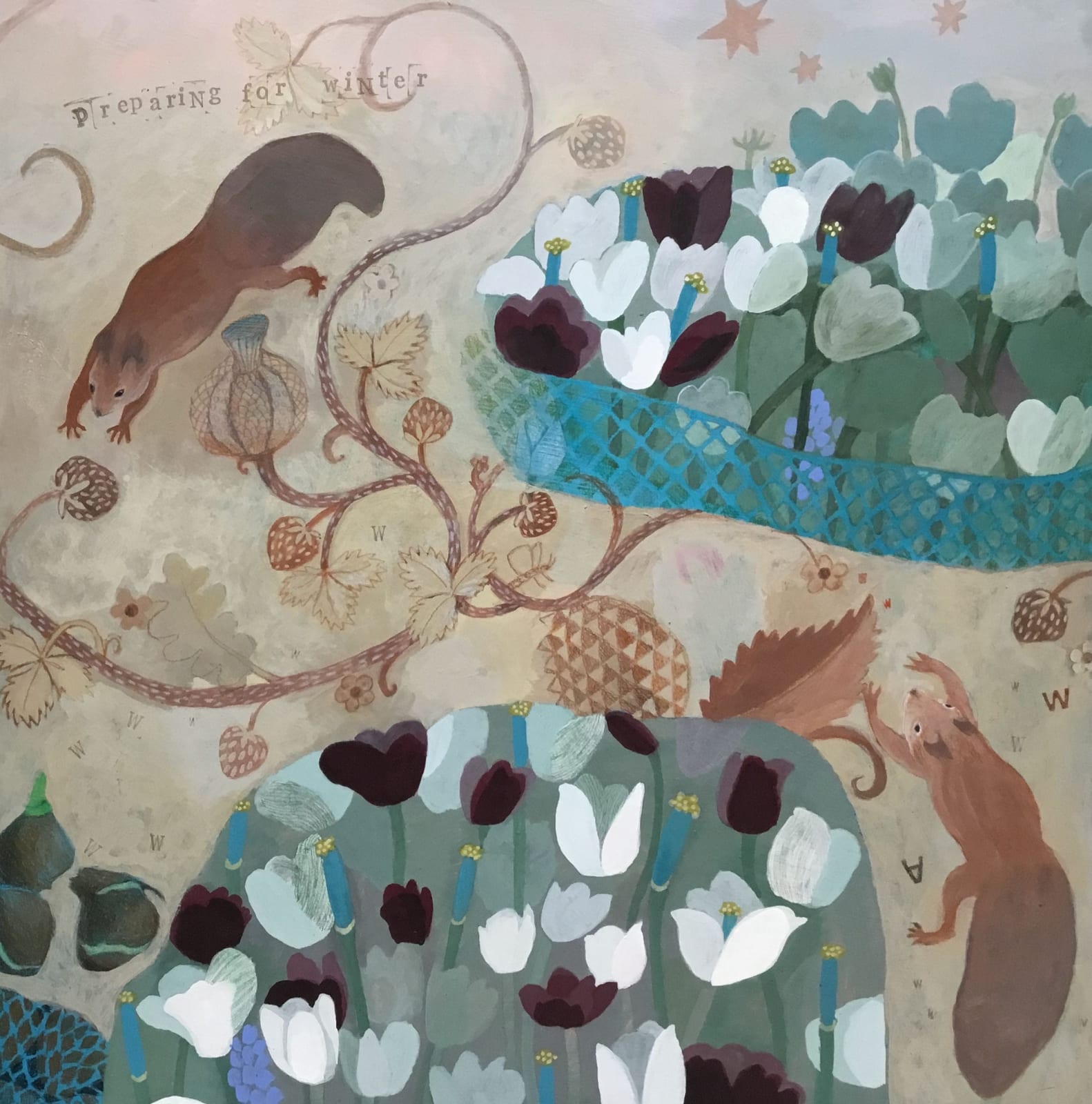 Gertie Young RWS, Planting Tulip Bulbs