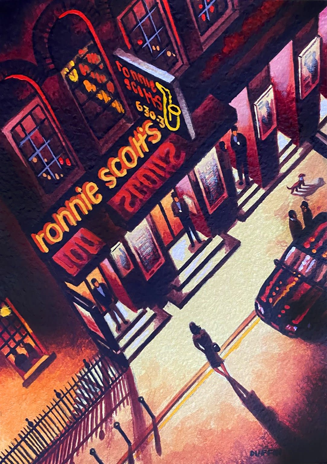 John Duffin RWS RE, Ronnie Scott's