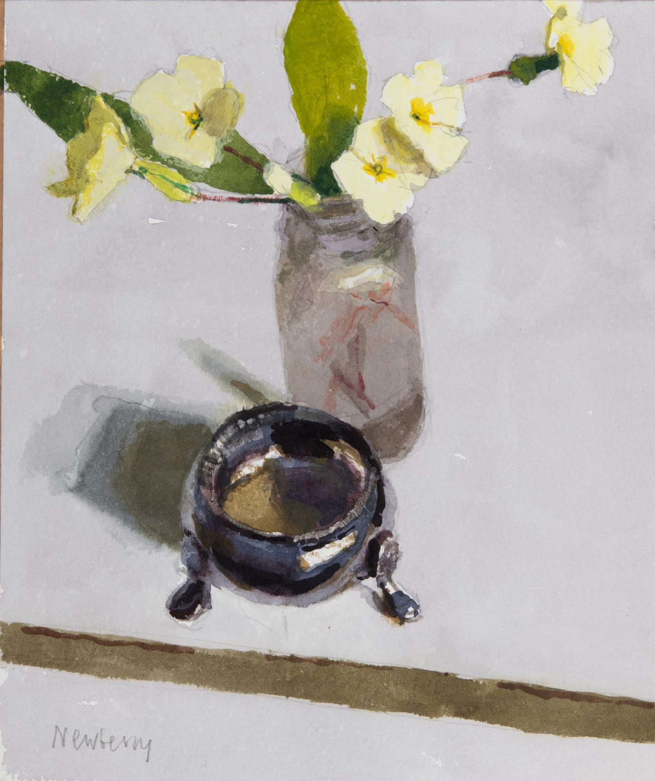 John Newberry RWS, Primrose with Salt