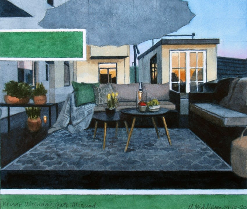 Michael Middleton RWS RE, Kaiser Wilhelm Gate Alesund