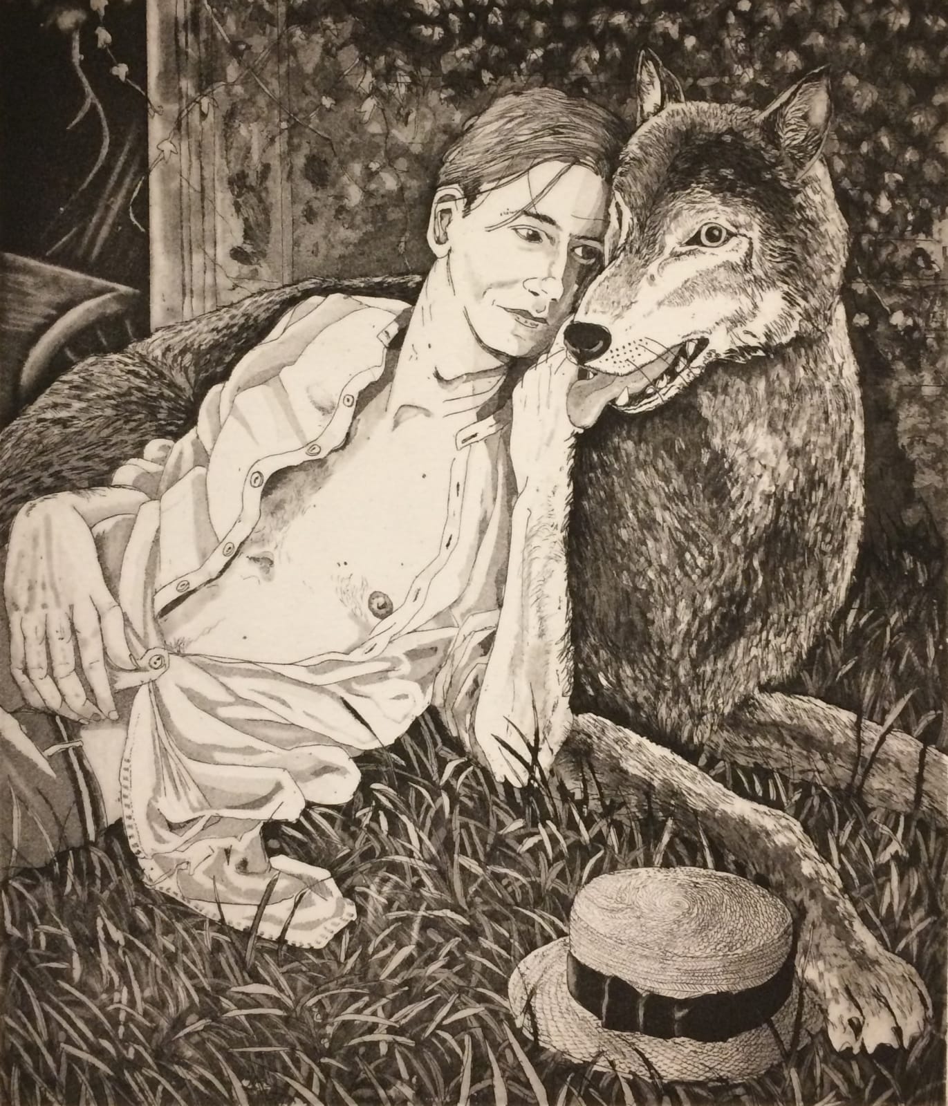 Martin Ridgwell RE, Master Goater's Straw Boater