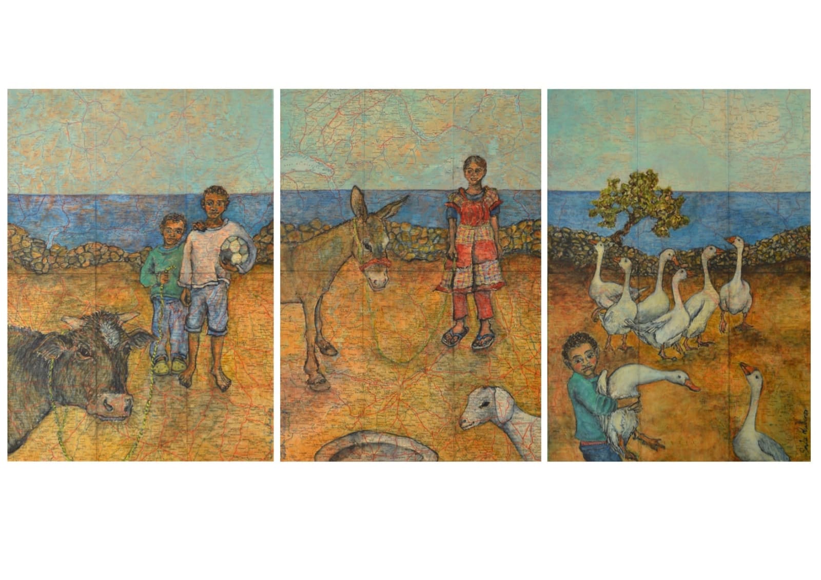 Sula Rubens RWS, Kin Triptych