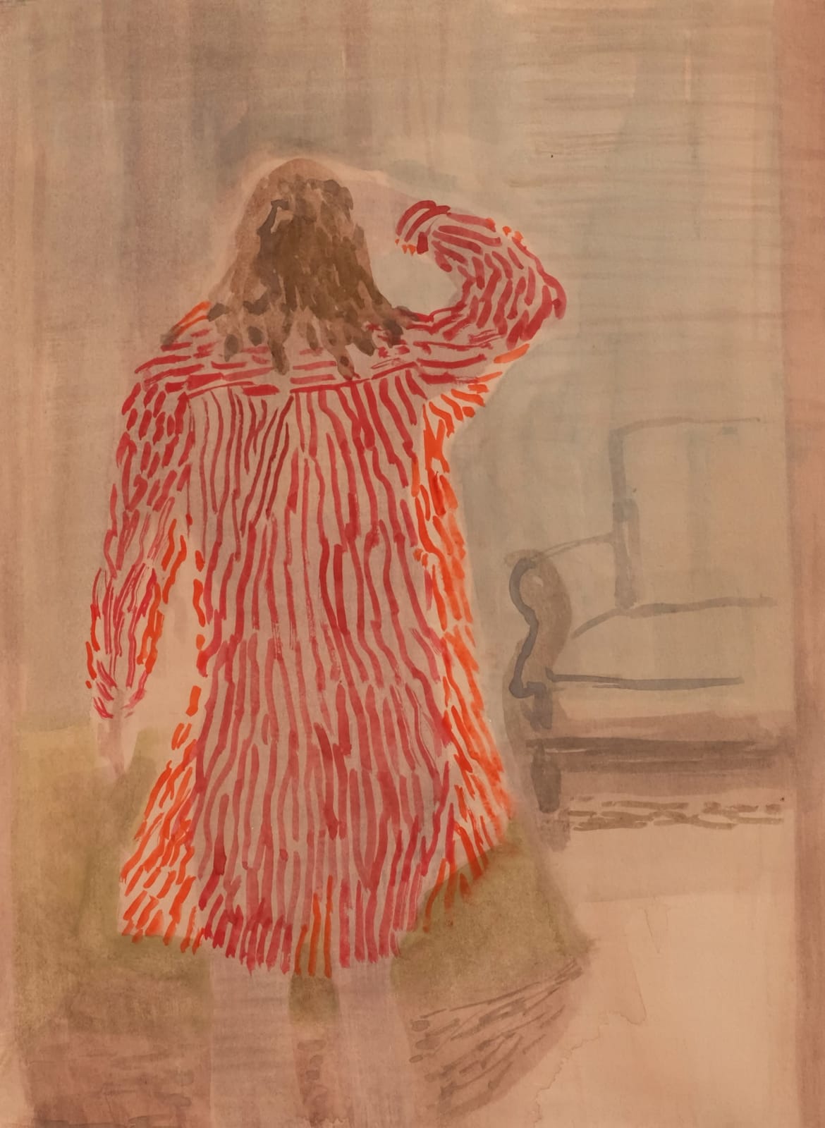 Caroline Cornelius ARWS, Bedroom Doorway