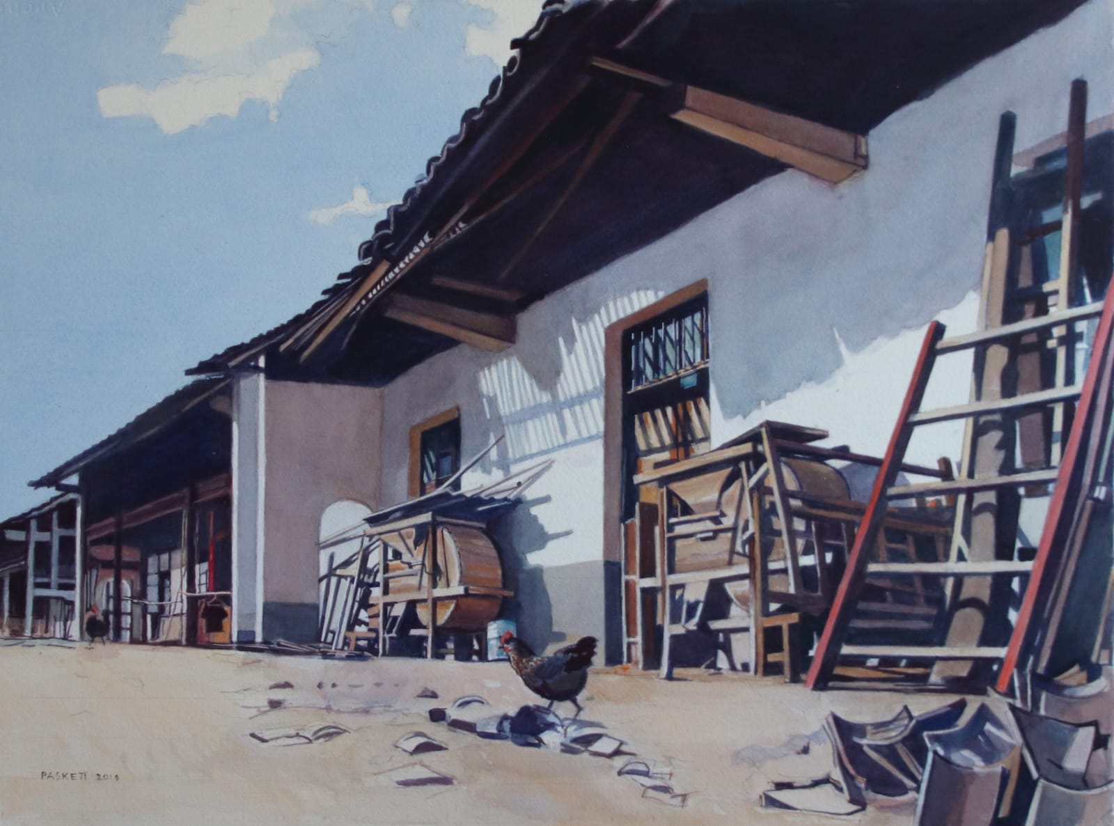 David Paskett PPRWS Hon. RE, Sunny Winnowers, Caoshan