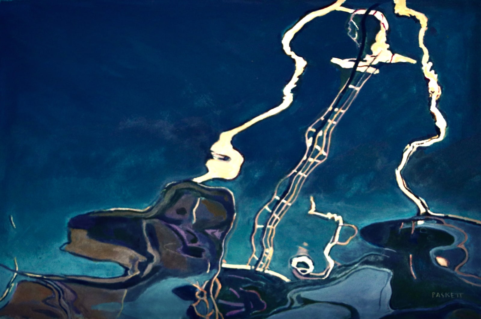 David Paskett PPRWS Hon. RE, Reflected Rigging