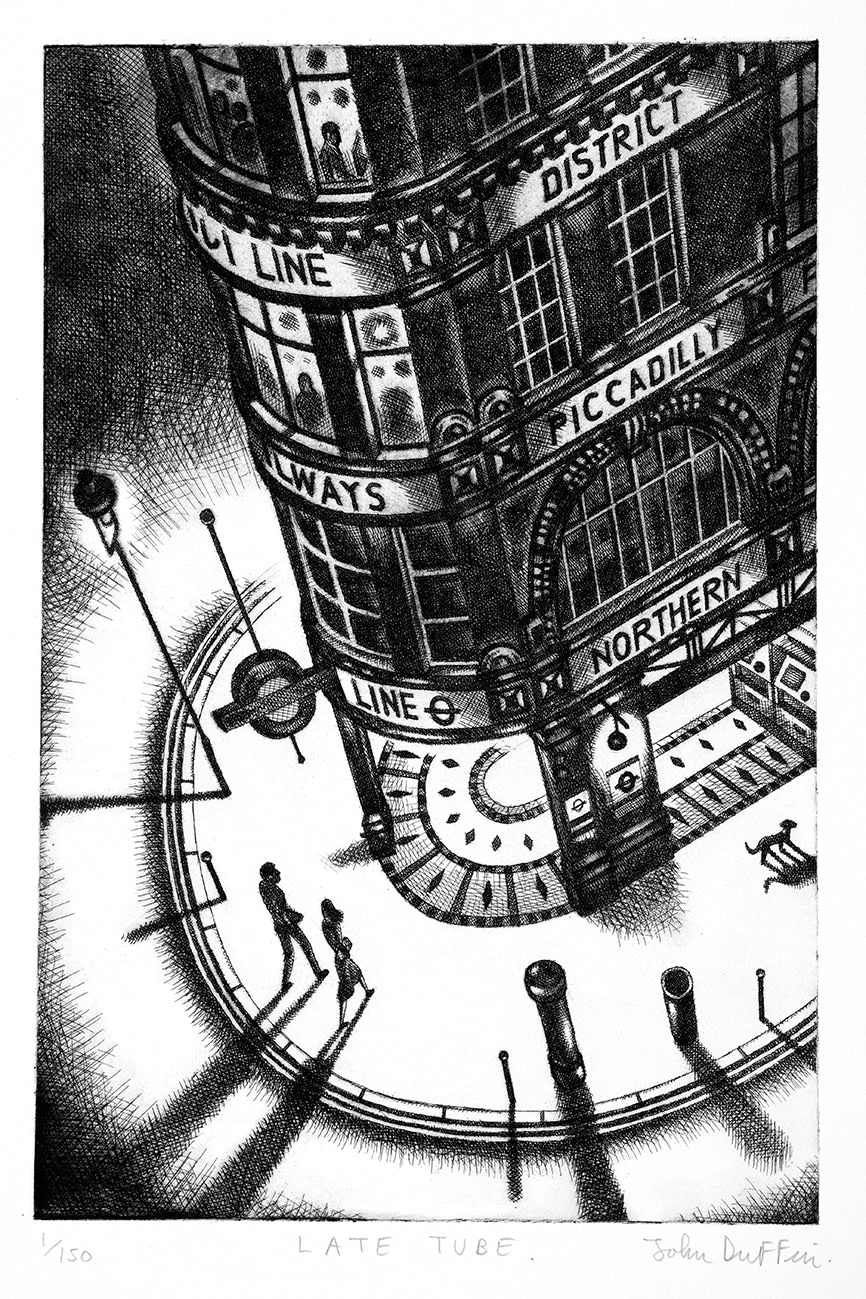 John Duffin RWS RE, Late Tube