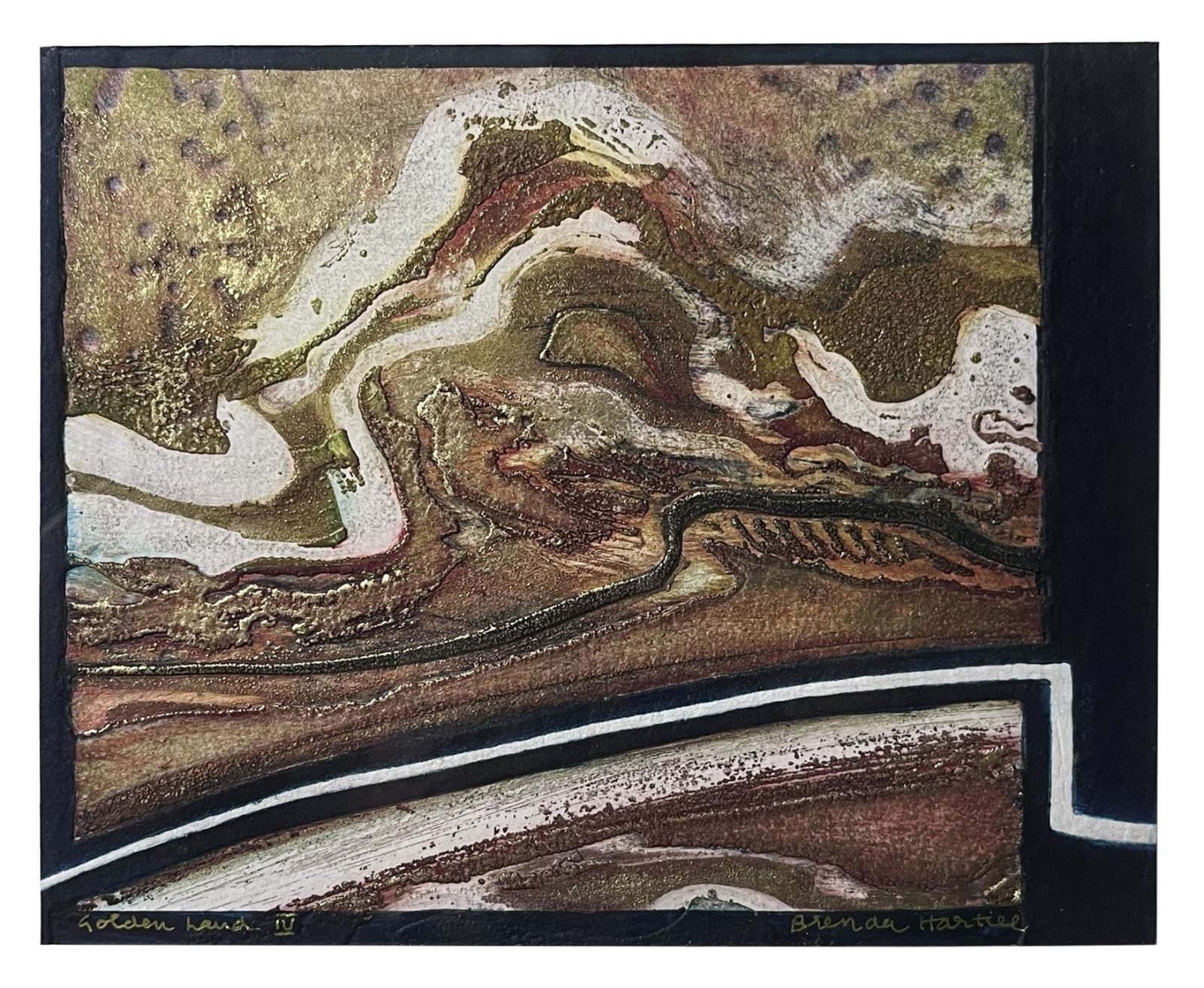 Brenda Hartill RE, Golden Land IV