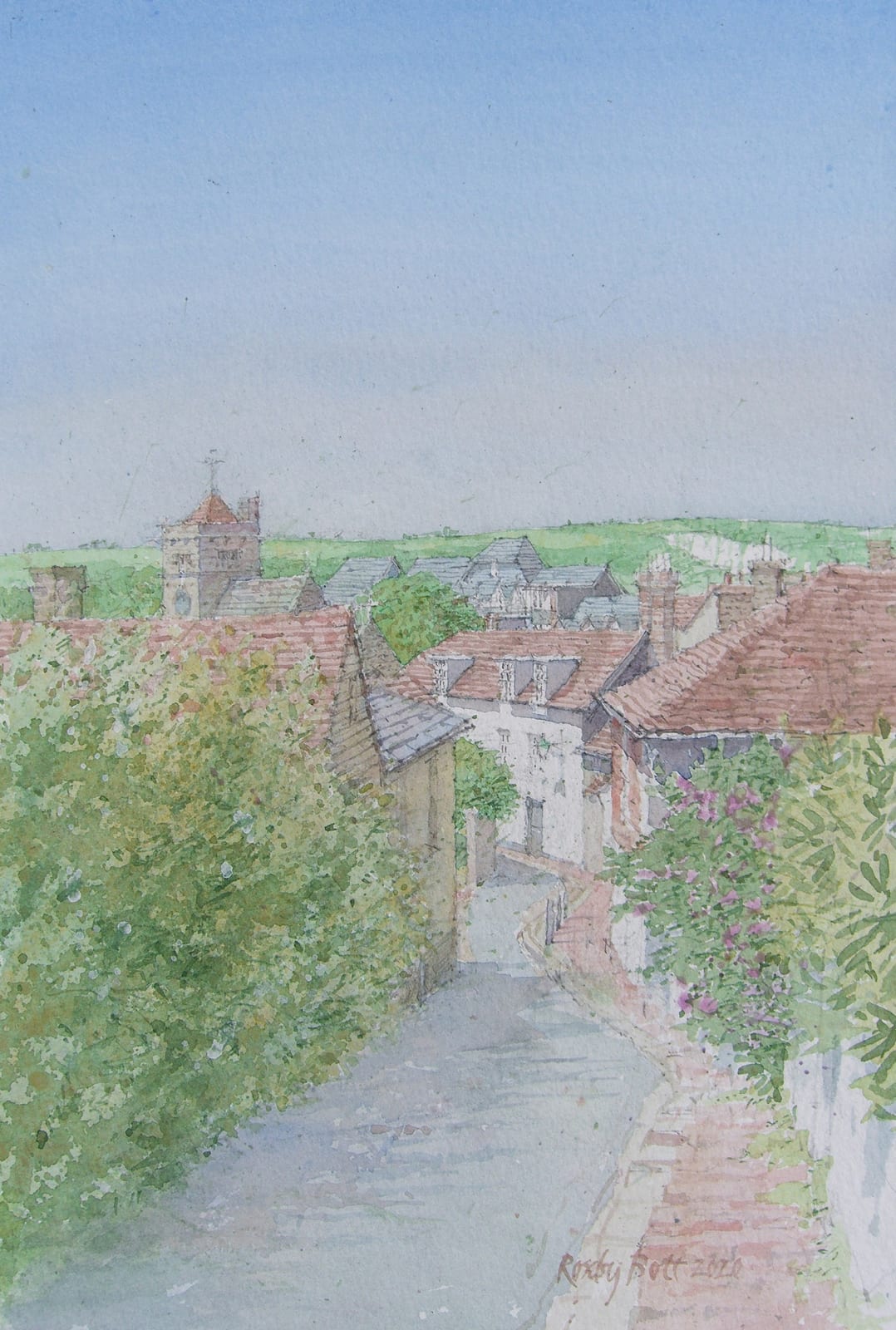 Dennis Roxby Bott RWS, Chapel Hill, Lewes