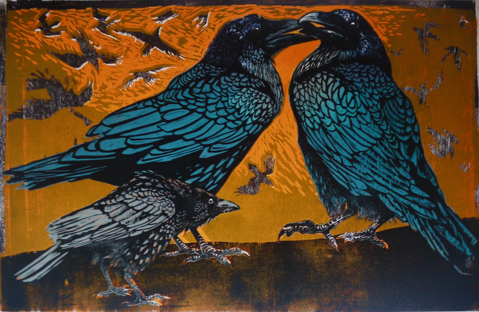 Julia Manning RE, Crow Disturbs The Ravens 3