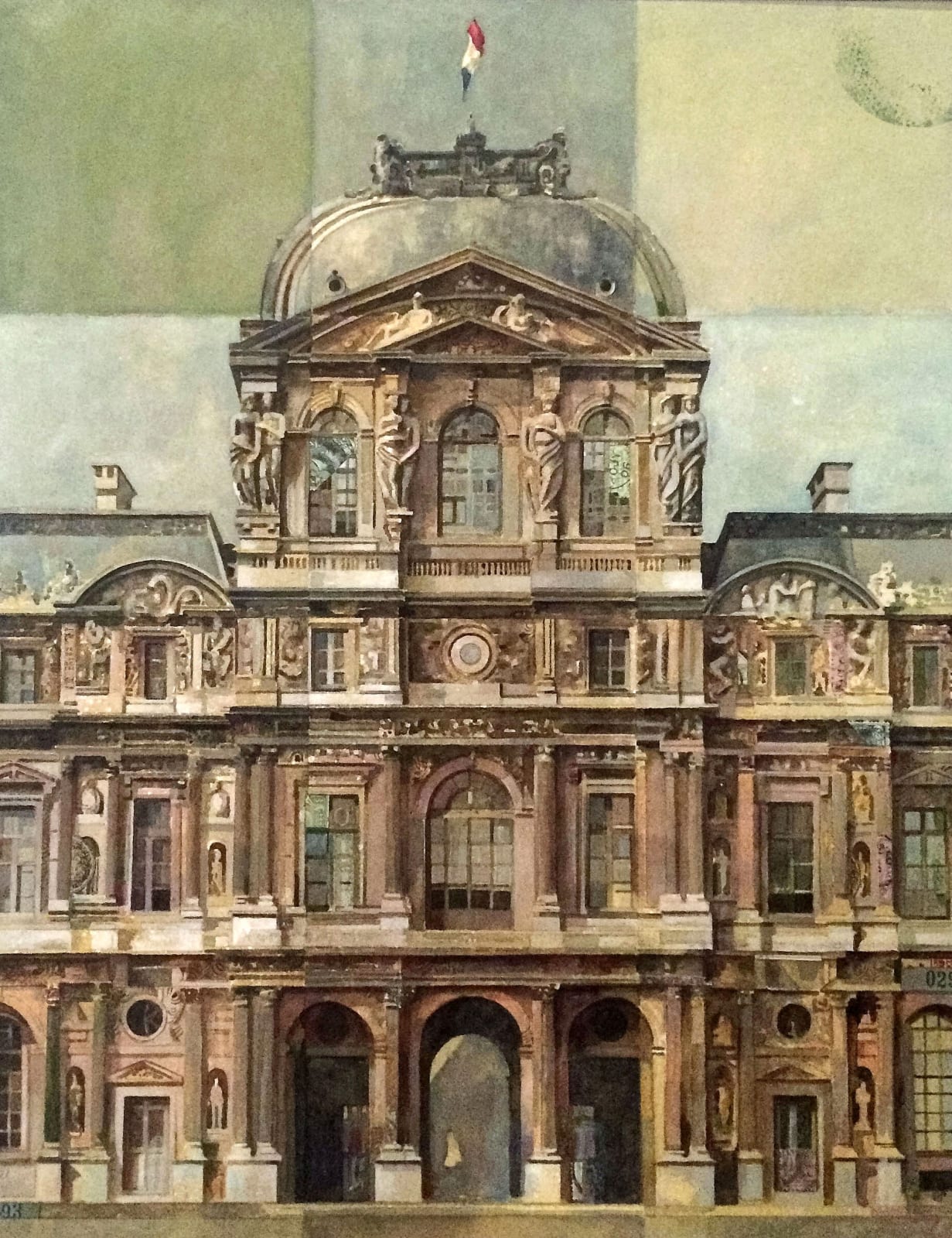 Stuart Robertson RWS, Pavillon Sully du Louvre