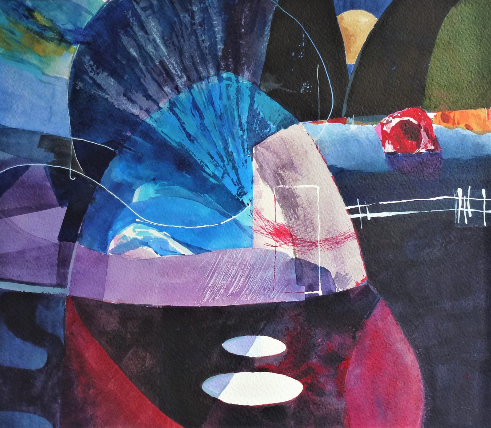 Claire Denny RWS, Night Garden