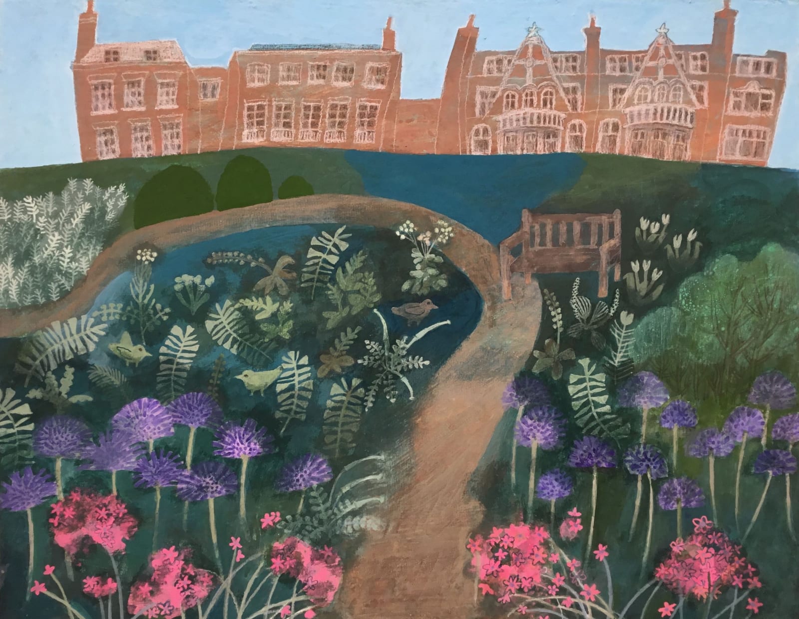 Gertie Young RWS, Medicinal Plants in the Physic Garden