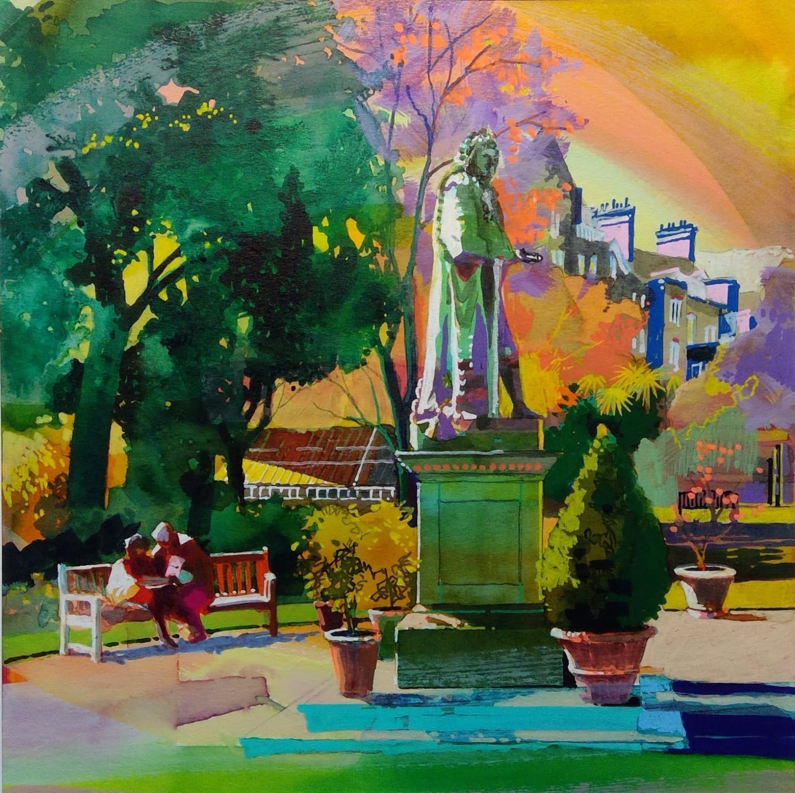 Claire Denny RWS, Sir Hans Sloane, Chelsea Physic Garden