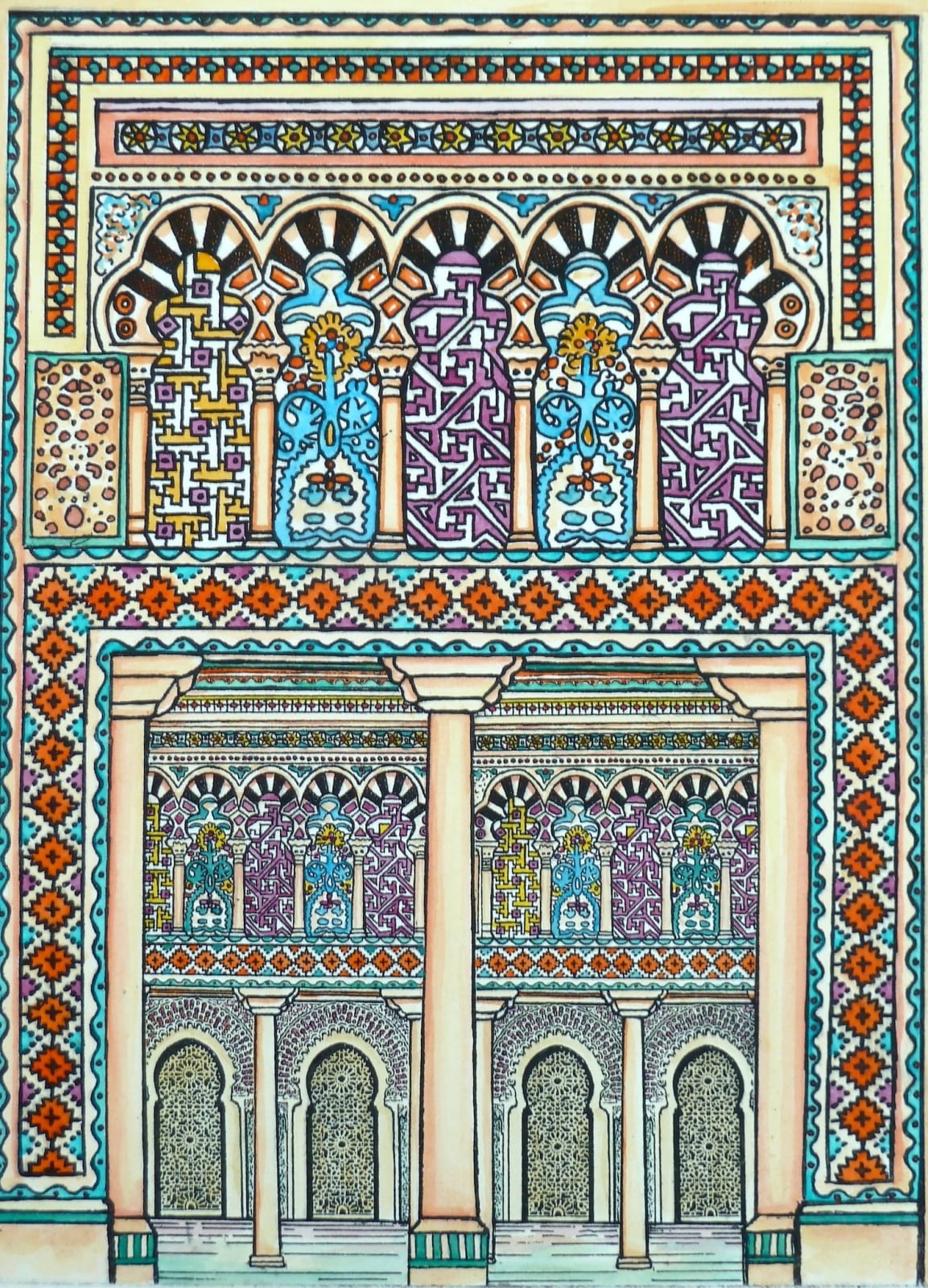 Meg Dutton RE, Patterned Arches