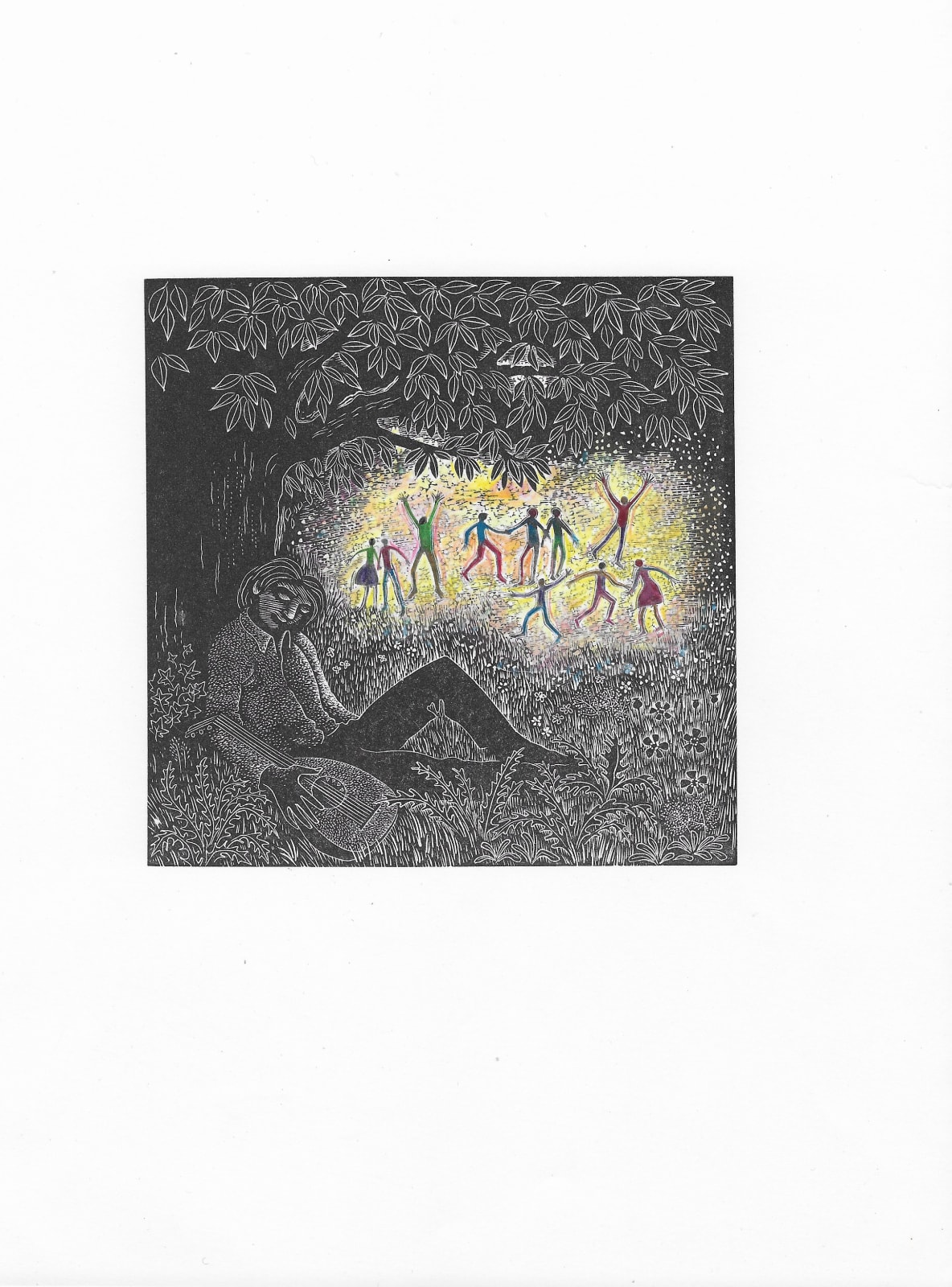 Hilary Paynter MBE PPRE Hon. RWS, The Poet Dreams