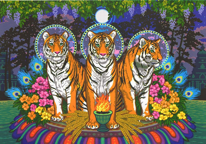 Alex Beattie ARE, Midnight Celestial Tigers