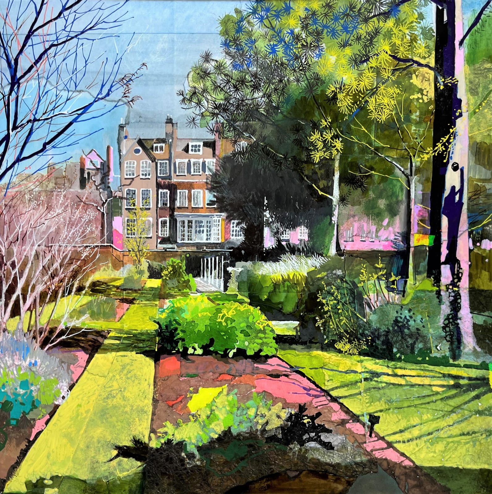 Claire Denny RWS, Across the Dicotyledon Beds