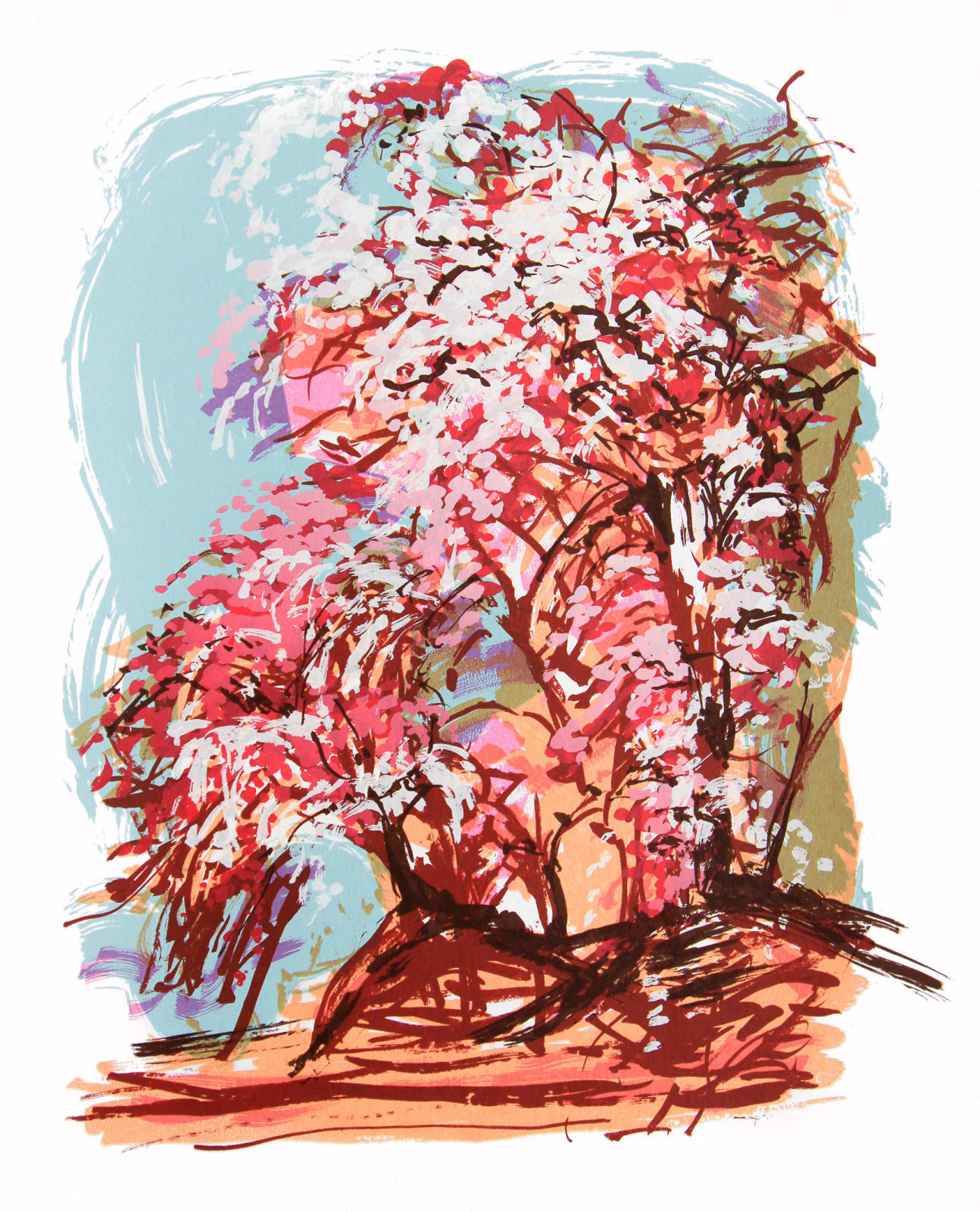 Denise Ballard-Wyllie ARE, Cherry Blossom Front: Languid Spring Afternoon