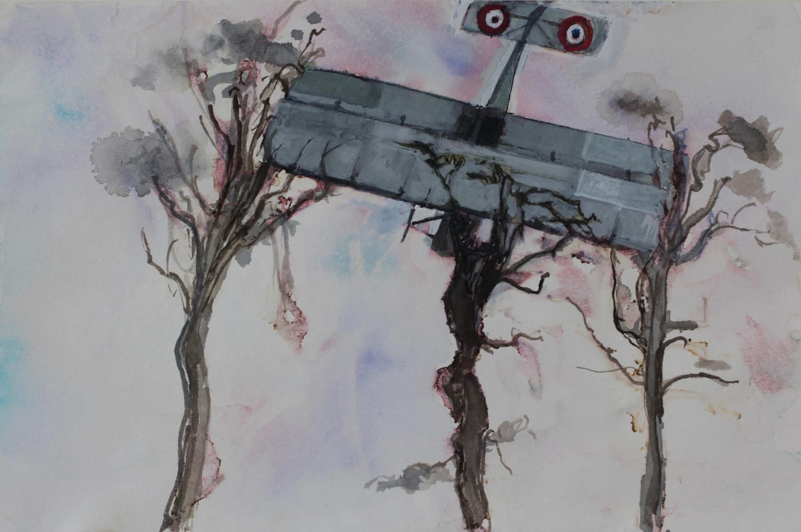 David Hamilton RWS, Les Platanes